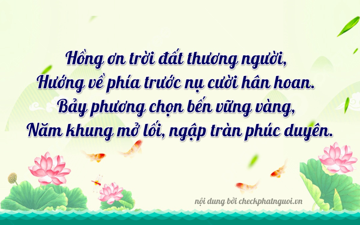 Bài thơ ý nghĩa cho <b>biển số 49C-21777</b> tại website checkphatnguoi.vn