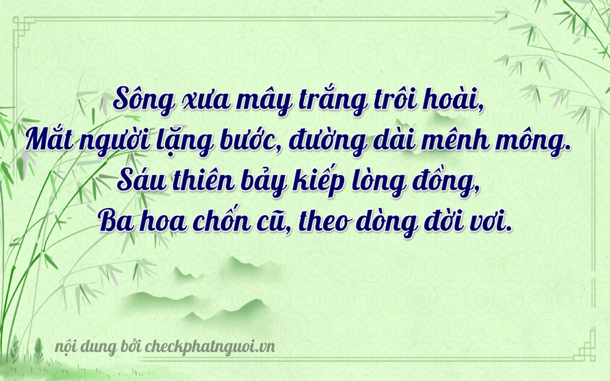 Bài thơ ý nghĩa cho <b>biển số 49C-23373</b> tại website checkphatnguoi.vn