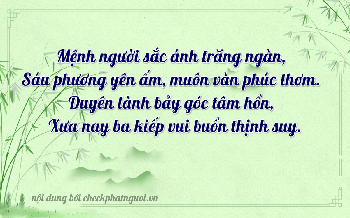 Bài thơ ý nghĩa cho <b>biển số 49C-26073</b> tại website checkphatnguoi.vn