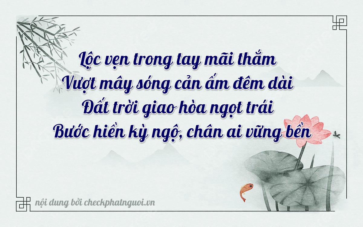 Bài thơ ý nghĩa cho <b>biển số 49C-26664</b> tại website checkphatnguoi.vn