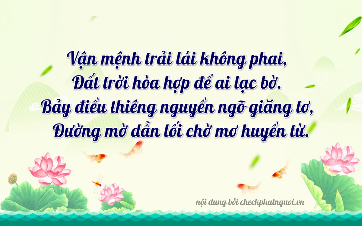 Bài thơ ý nghĩa cho <b>biển số 49C-36757</b> tại website checkphatnguoi.vn