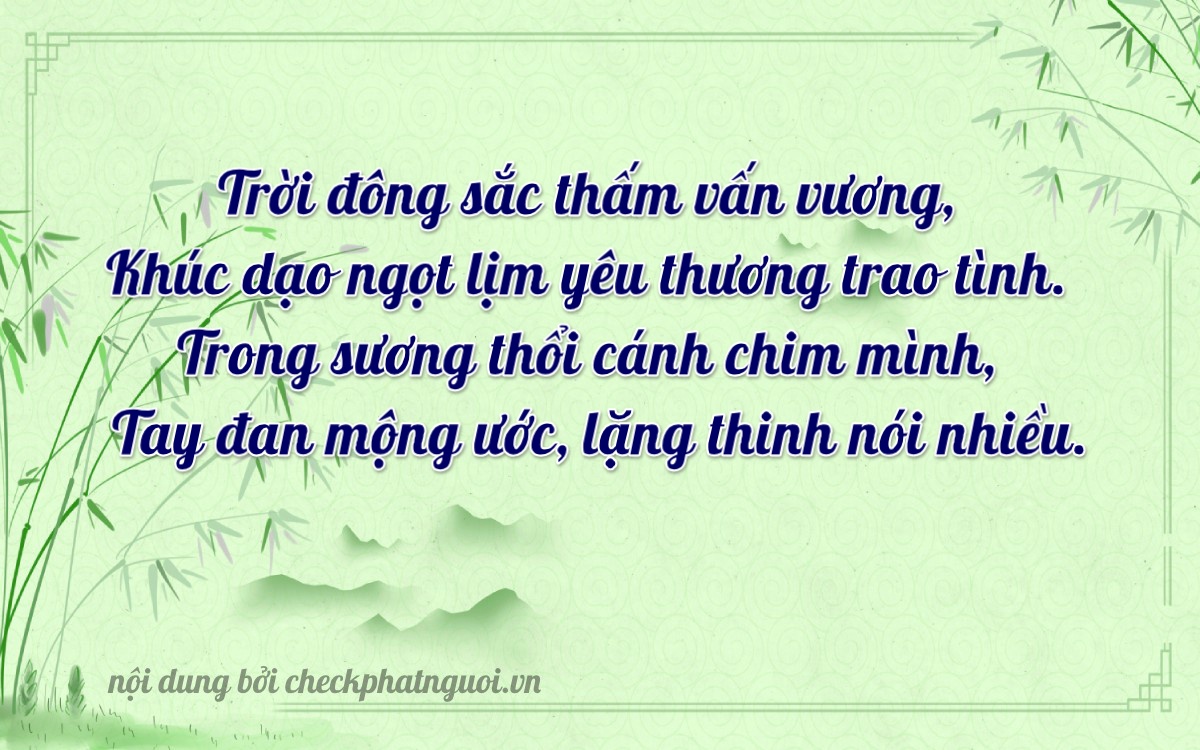 Bài thơ ý nghĩa cho <b>biển số 49D1-34650</b> tại website checkphatnguoi.vn