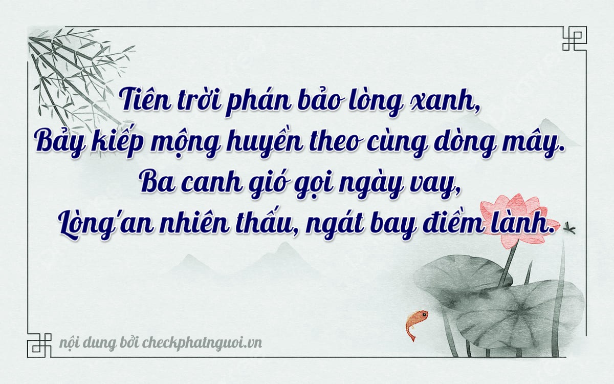 Bài thơ ý nghĩa cho <b>biển số 49D1-37337</b> tại website checkphatnguoi.vn