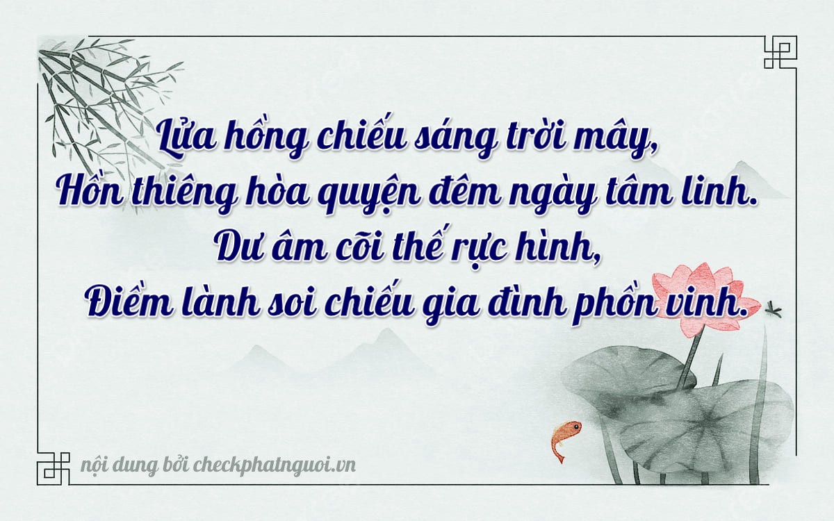 Bài thơ ý nghĩa cho <b>biển số 49E-01980</b> tại website checkphatnguoi.vn