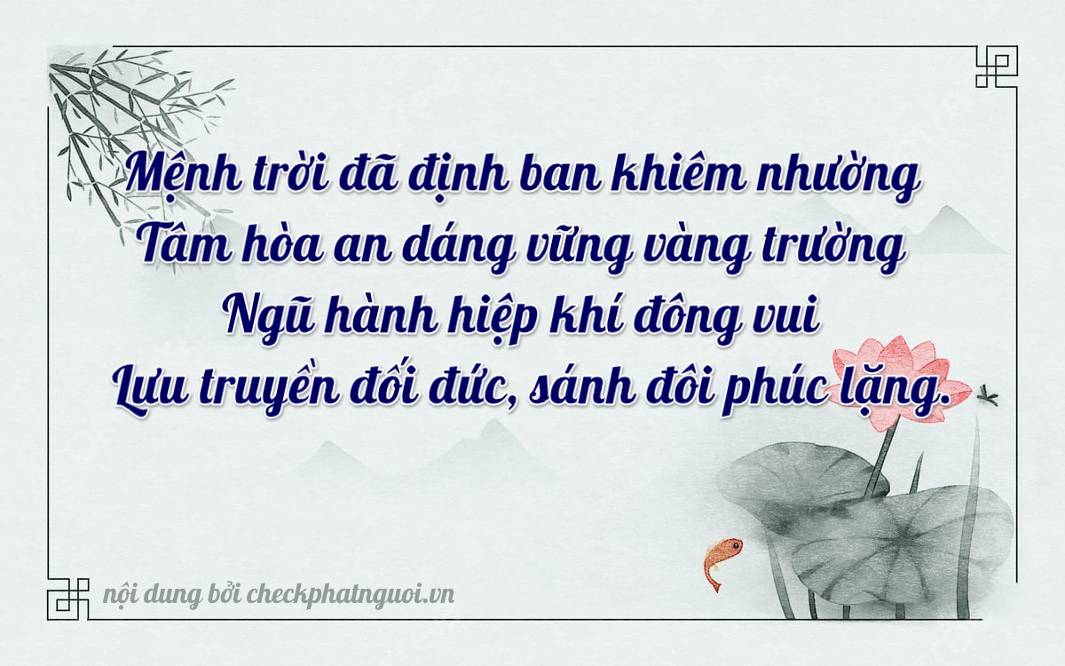 Bài thơ ý nghĩa cho <b>biển số 49E-17006</b> tại website checkphatnguoi.vn