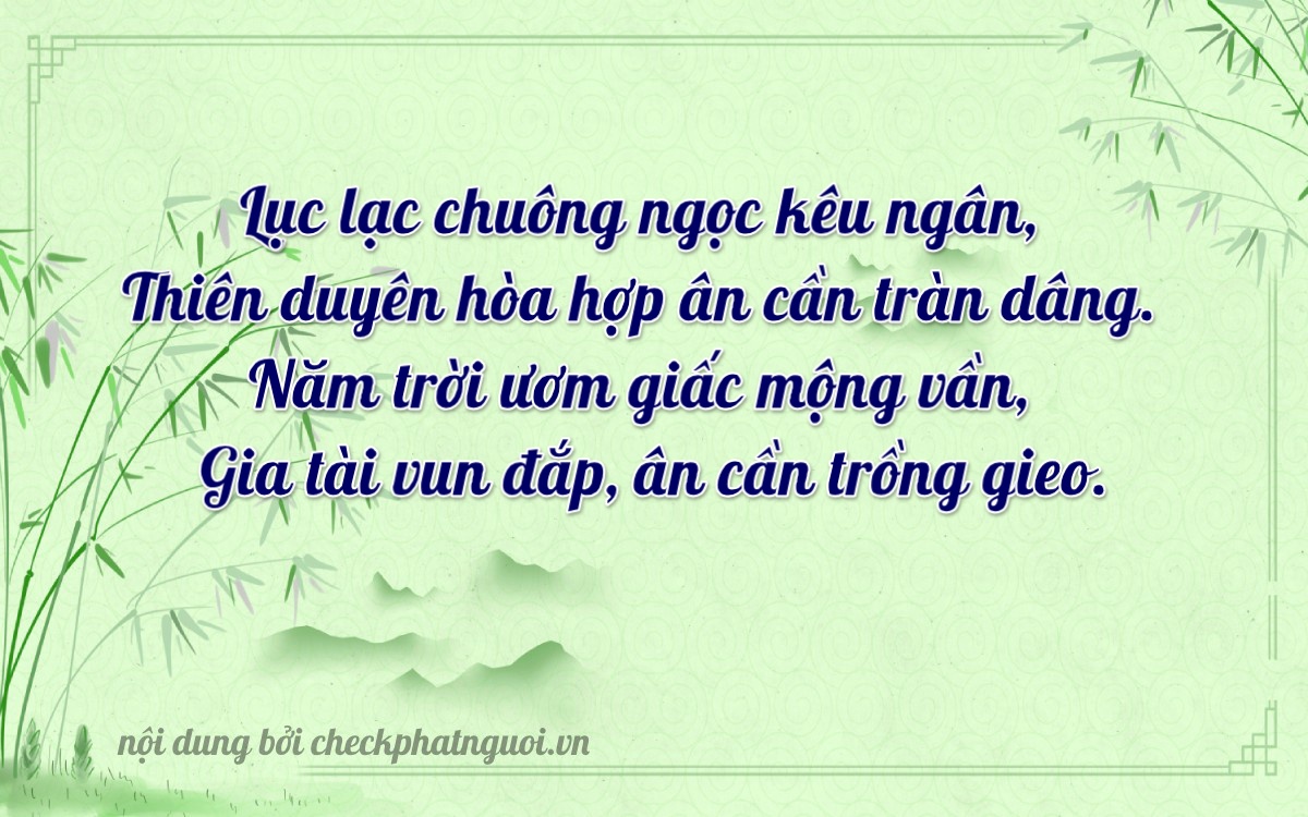 Bài thơ ý nghĩa cho <b>biển số 49F-00152</b> tại website checkphatnguoi.vn