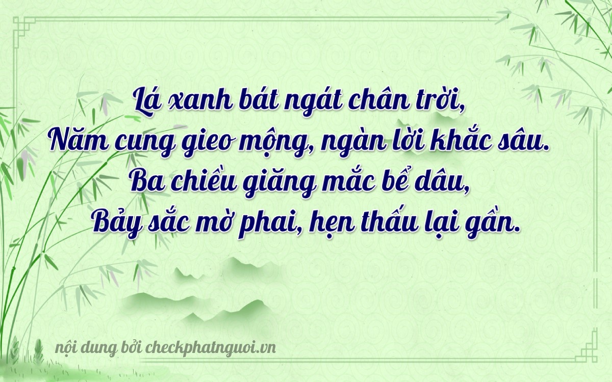 Bài thơ ý nghĩa cho <b>biển số 49F1-39374</b> tại website checkphatnguoi.vn