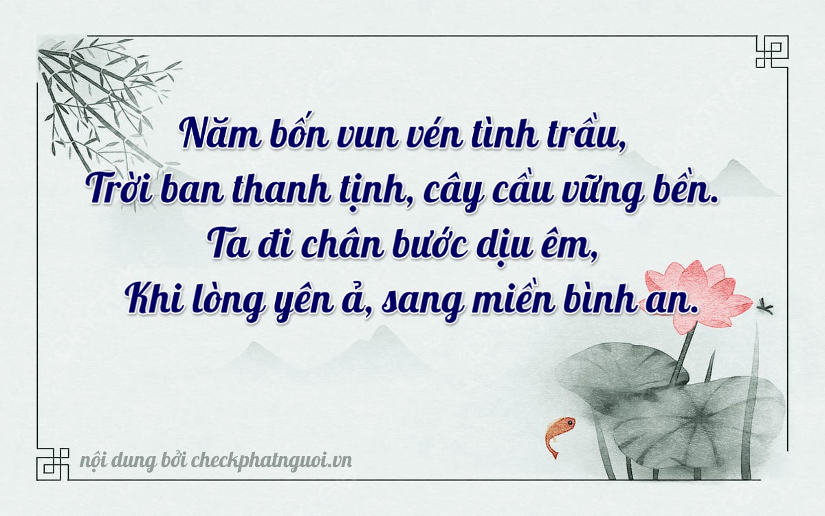 Bài thơ ý nghĩa cho <b>biển số 49G1-41528</b> tại website checkphatnguoi.vn