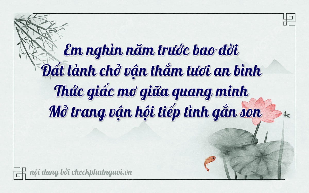 Bài thơ ý nghĩa cho <b>biển số 49H1-38179</b> tại website checkphatnguoi.vn
