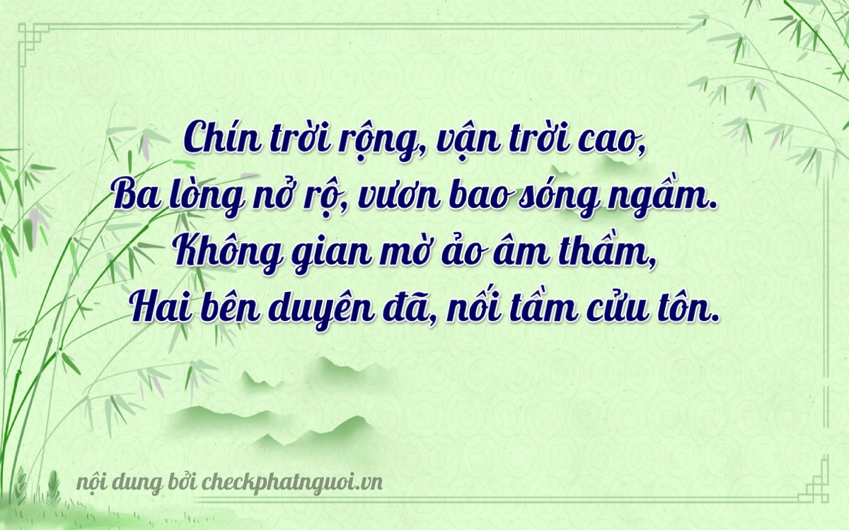 Bài thơ ý nghĩa cho <b>biển số 49K1-93029</b> tại website checkphatnguoi.vn