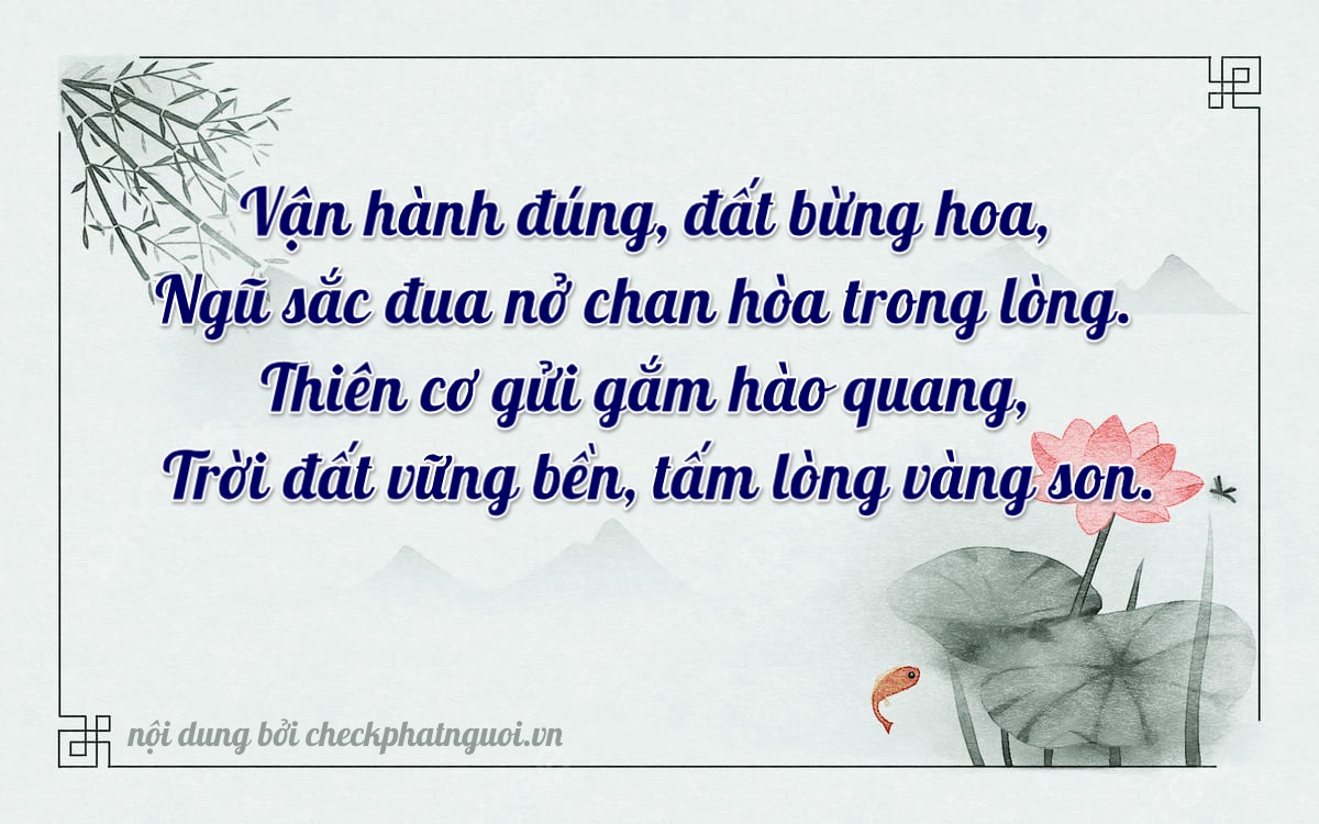 Bài thơ ý nghĩa cho <b>biển số 49S1-06493</b> tại website checkphatnguoi.vn