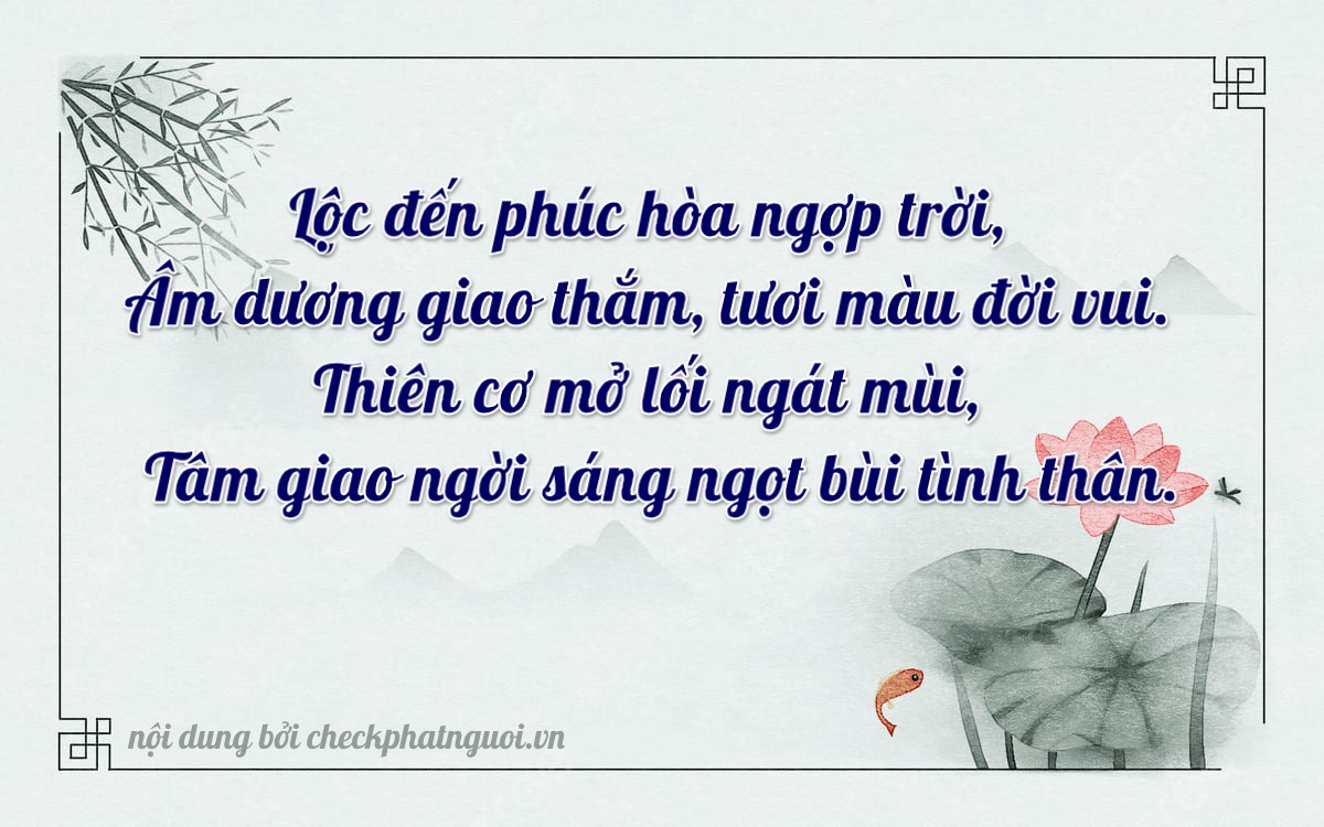 Bài thơ ý nghĩa cho <b>biển số 49T-0803</b> tại website checkphatnguoi.vn