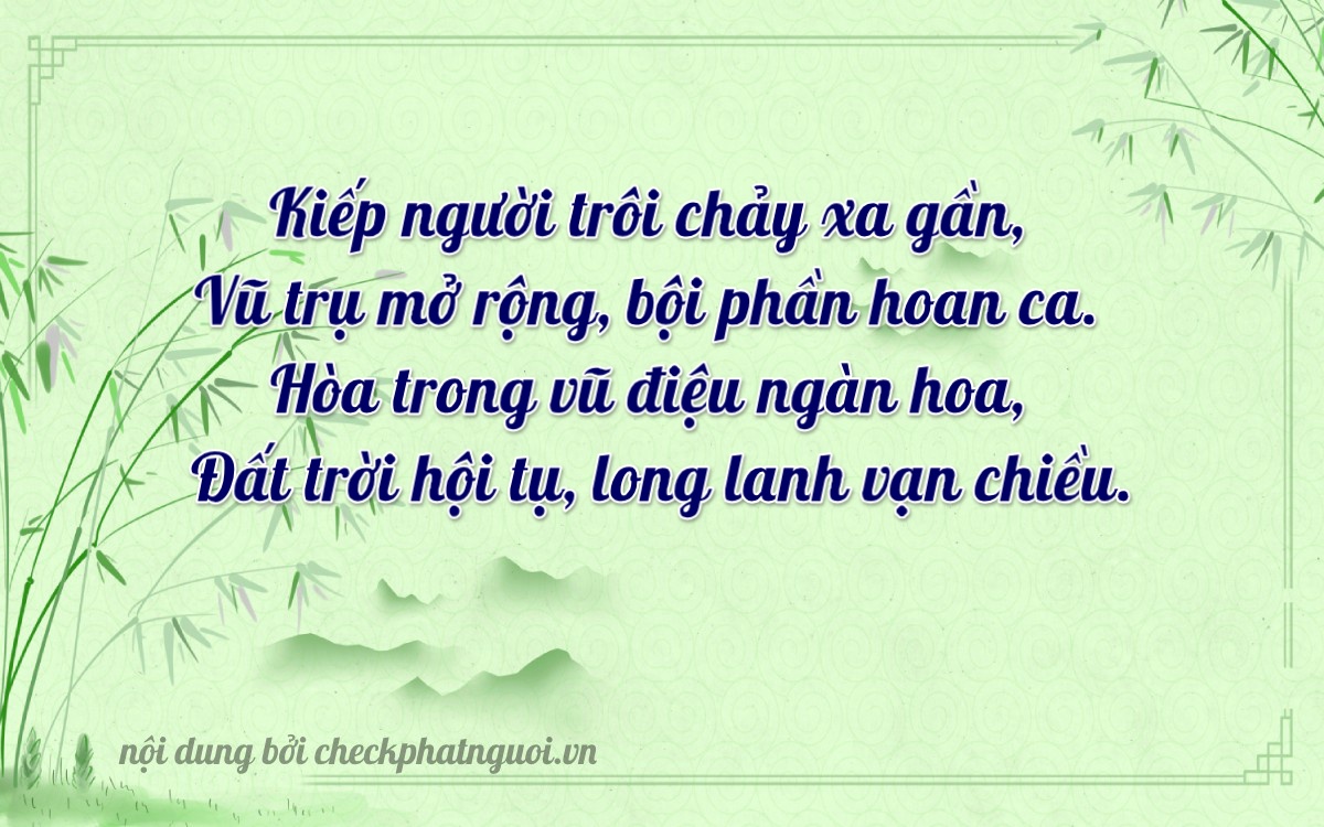 Bài thơ ý nghĩa cho <b>biển số 49X-5000</b> tại website checkphatnguoi.vn