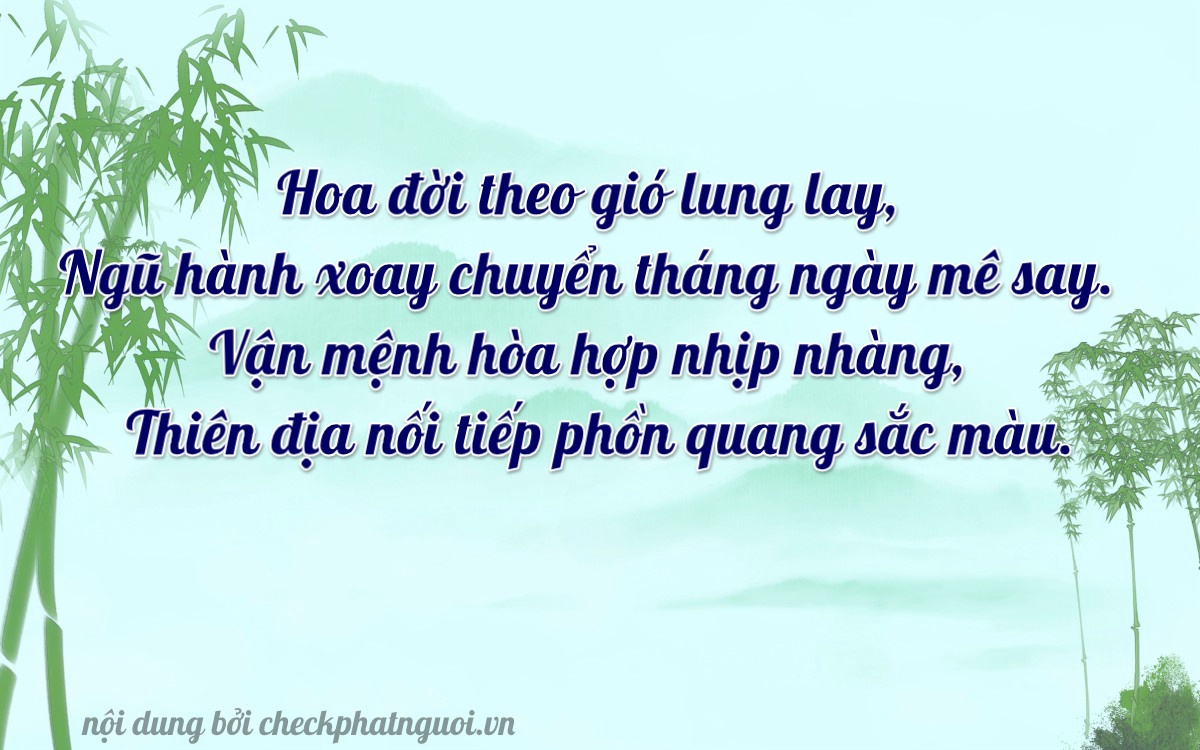 Bài thơ ý nghĩa cho <b>biển số 50AA-45658</b> tại website checkphatnguoi.vn
