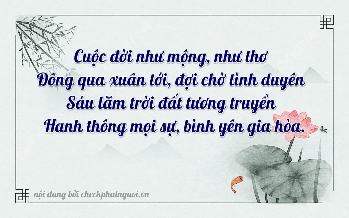 Bài thơ ý nghĩa cho <b>biển số 50AB-35862</b> tại website checkphatnguoi.vn