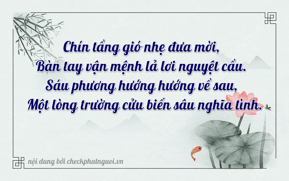 Bài thơ ý nghĩa cho <b>biển số 50AB-93610</b> tại website checkphatnguoi.vn