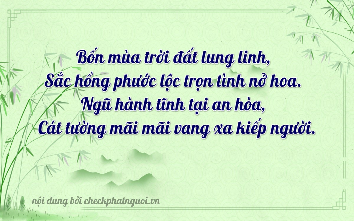 Bài thơ ý nghĩa cho <b>biển số 50AC-15471</b> tại website checkphatnguoi.vn