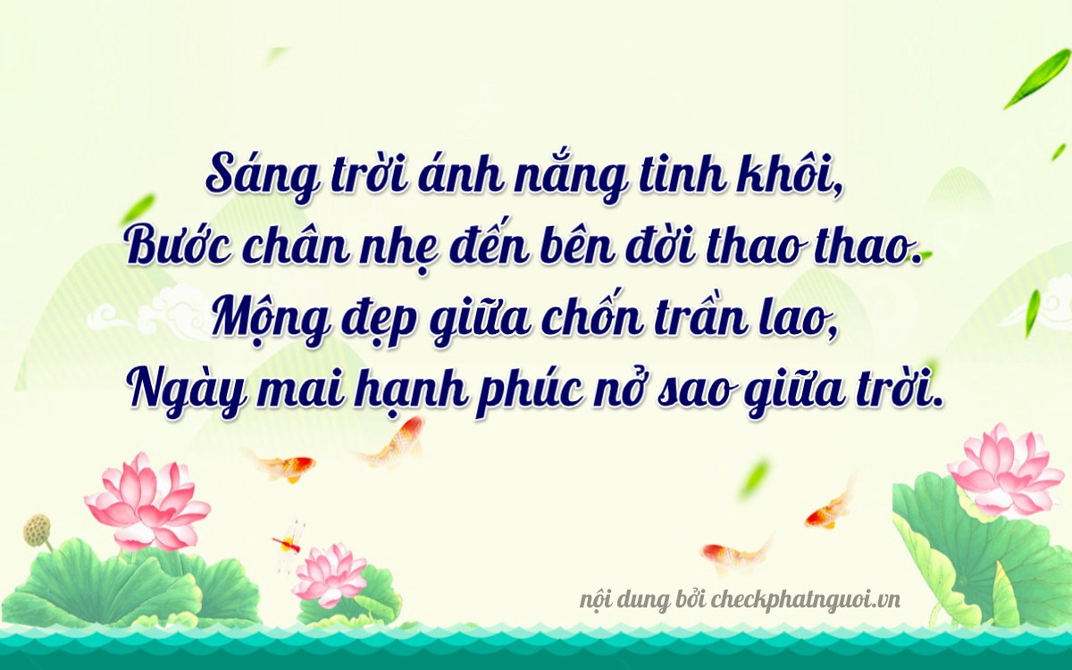 Bài thơ ý nghĩa cho <b>biển số 50AE-22551</b> tại website checkphatnguoi.vn