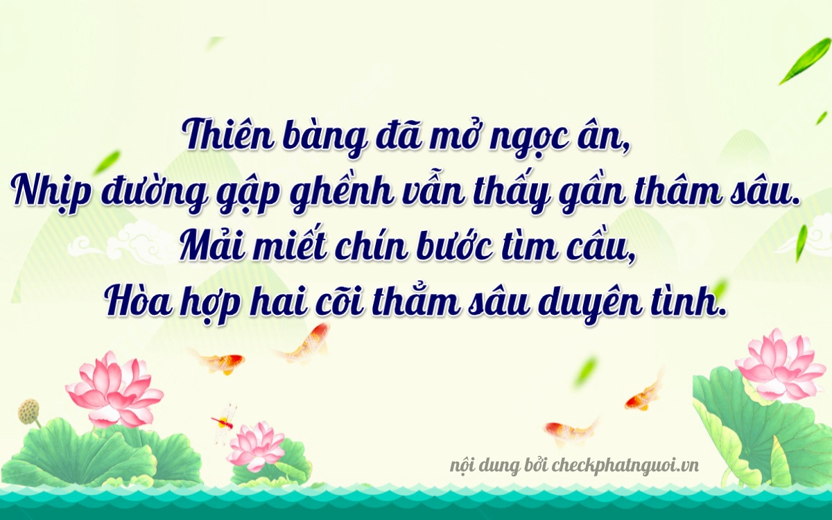 Bài thơ ý nghĩa cho <b>biển số 50E-03912</b> tại website checkphatnguoi.vn