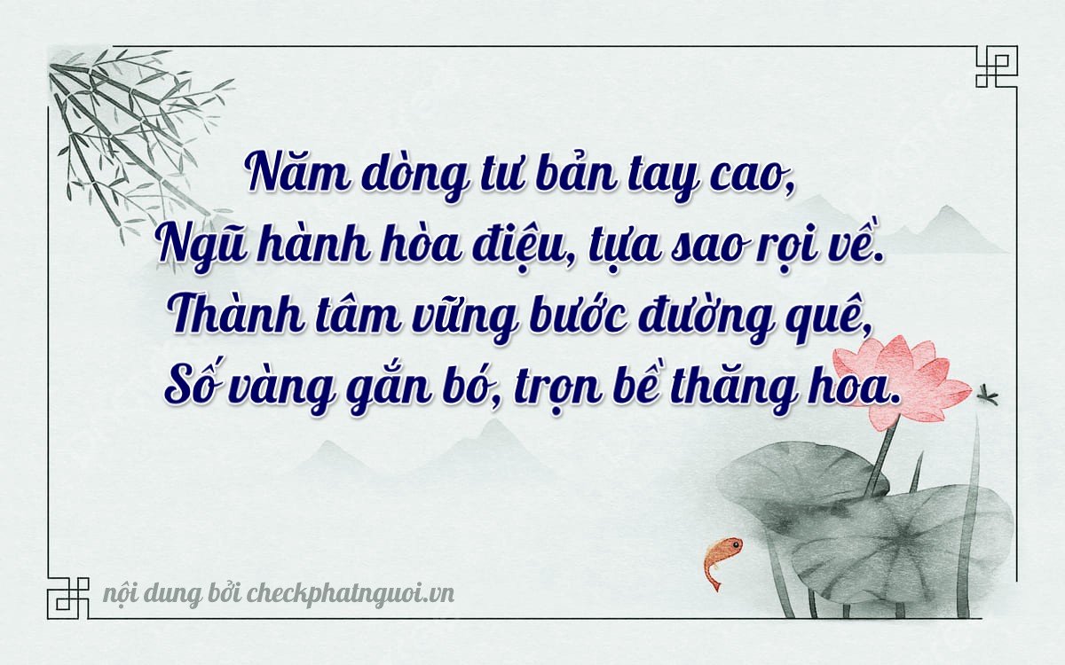Bài thơ ý nghĩa cho <b>biển số 50E-15555</b> tại website checkphatnguoi.vn