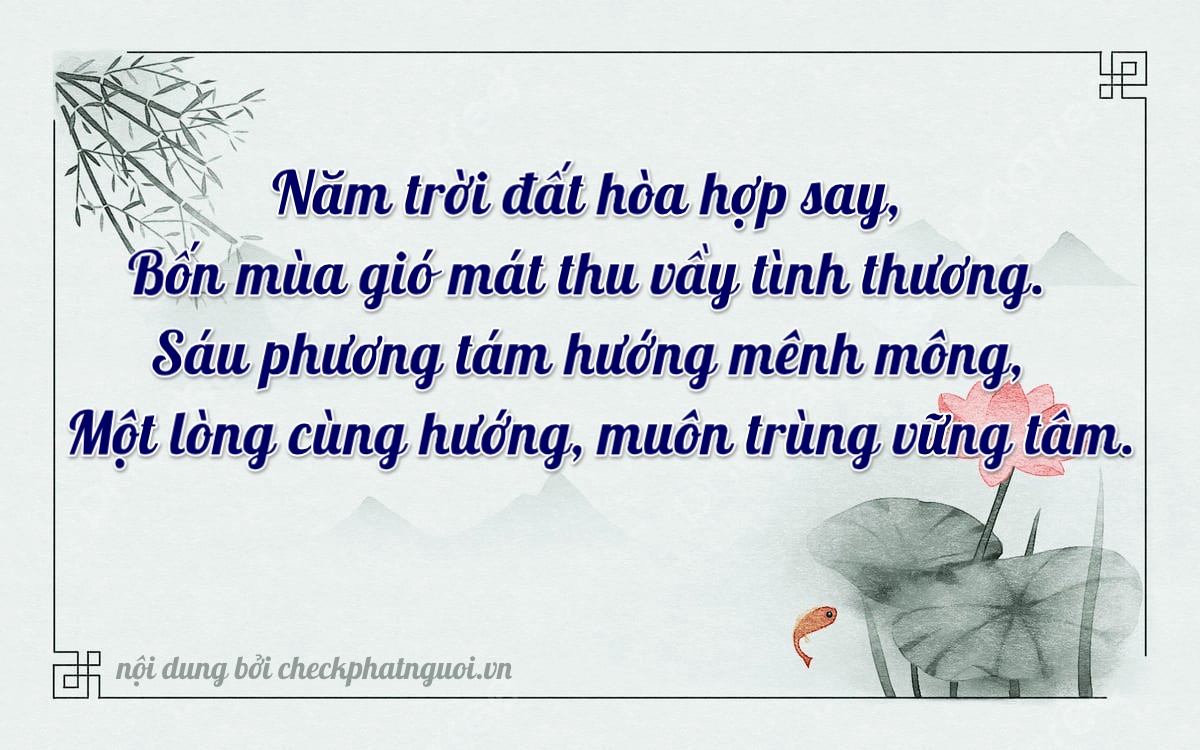 Bài thơ ý nghĩa cho <b>biển số 50F-05461</b> tại website checkphatnguoi.vn