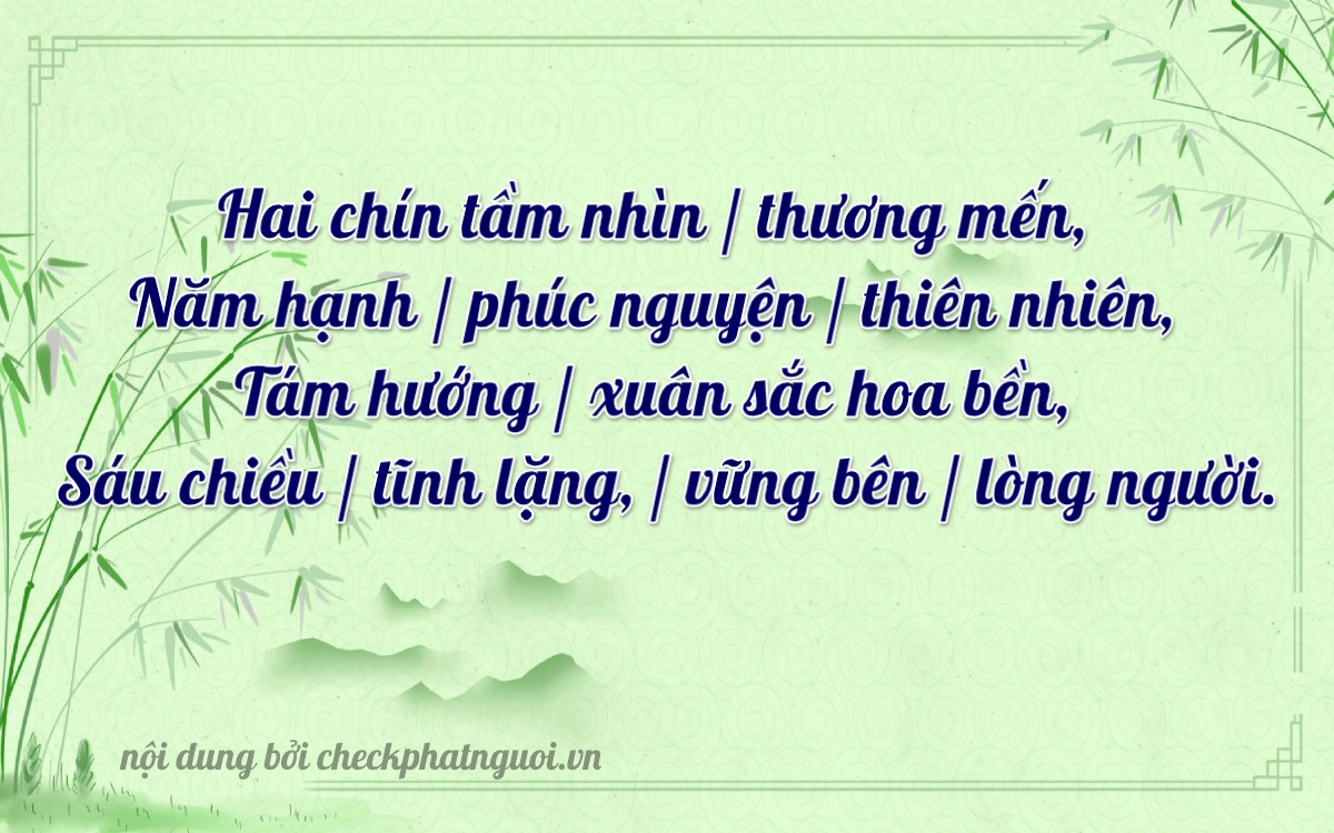 Bài thơ ý nghĩa cho <b>biển số 50H-29586</b> tại website checkphatnguoi.vn