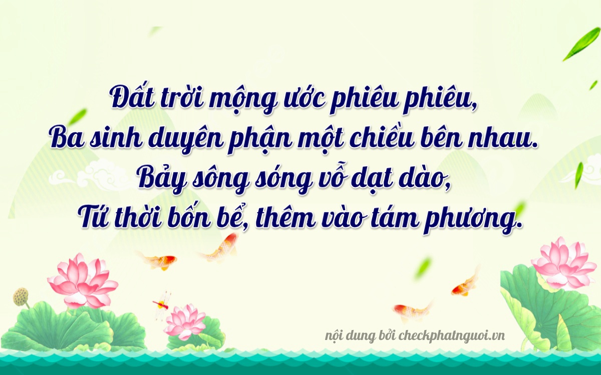 Bài thơ ý nghĩa cho <b>biển số 50H-37648</b> tại website checkphatnguoi.vn