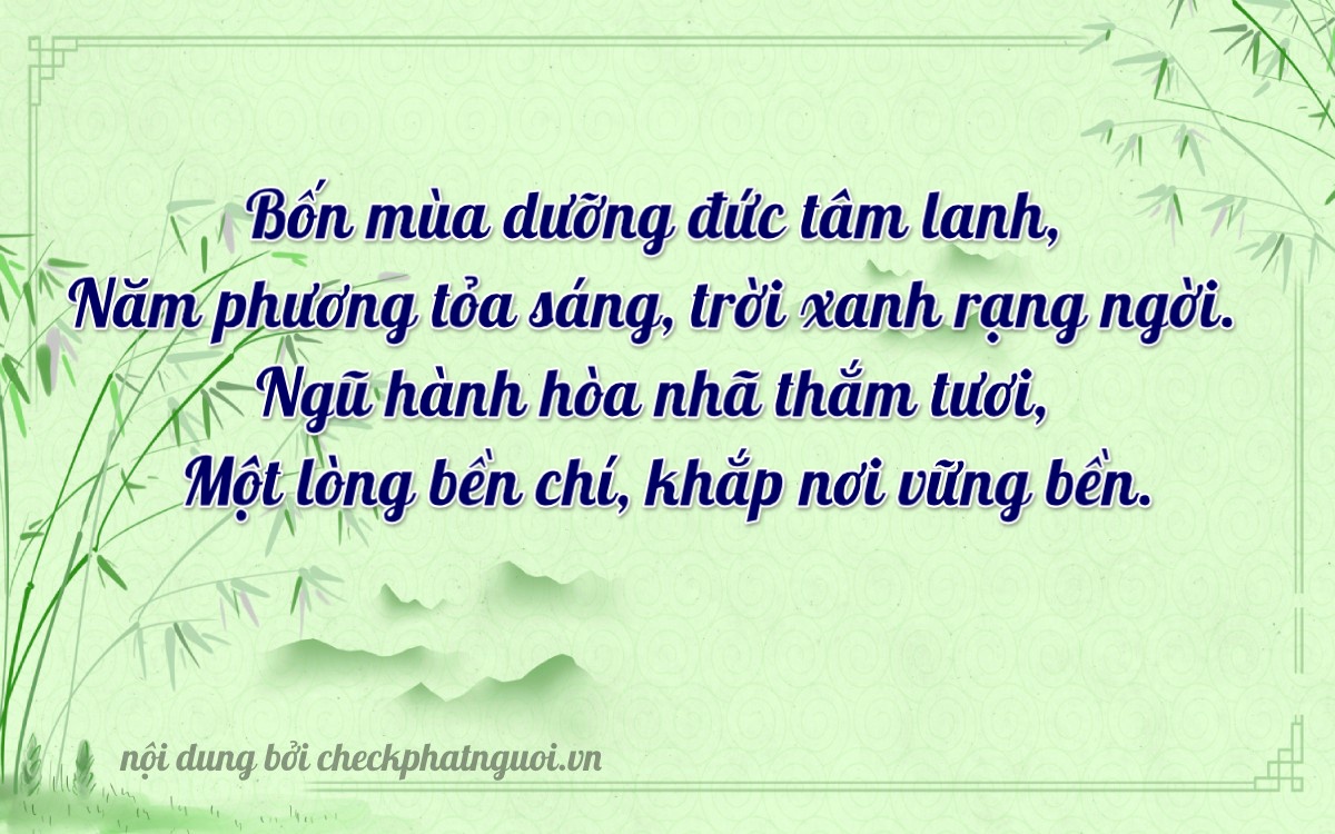 Bài thơ ý nghĩa cho <b>biển số 50H-40513</b> tại website checkphatnguoi.vn