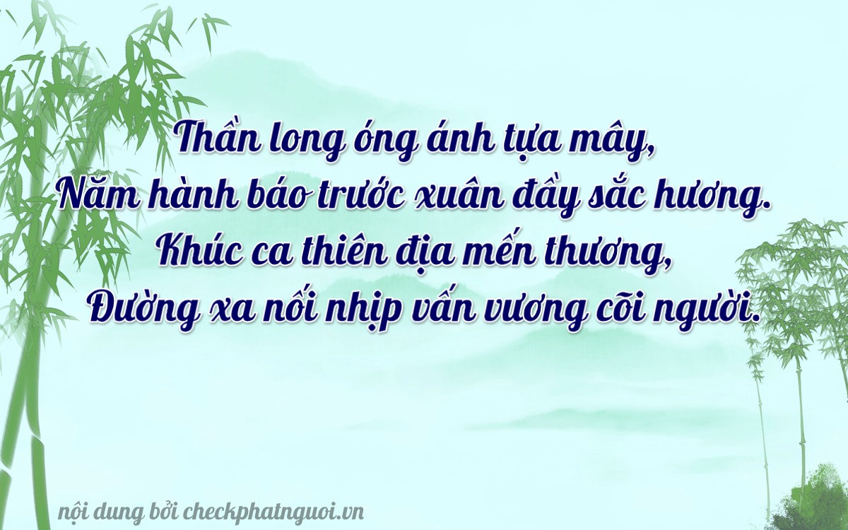 Bài thơ ý nghĩa cho <b>biển số 50H-46626</b> tại website checkphatnguoi.vn