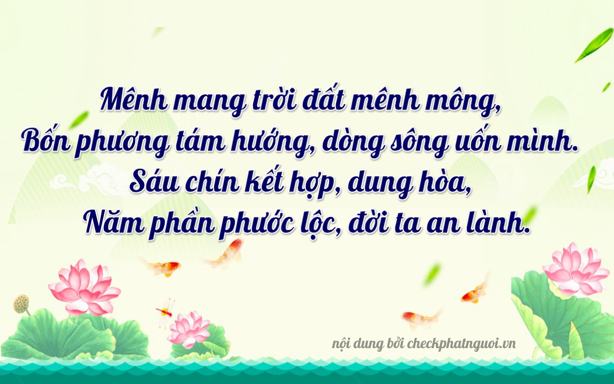 Bài thơ ý nghĩa cho <b>biển số 50H-46758</b> tại website checkphatnguoi.vn