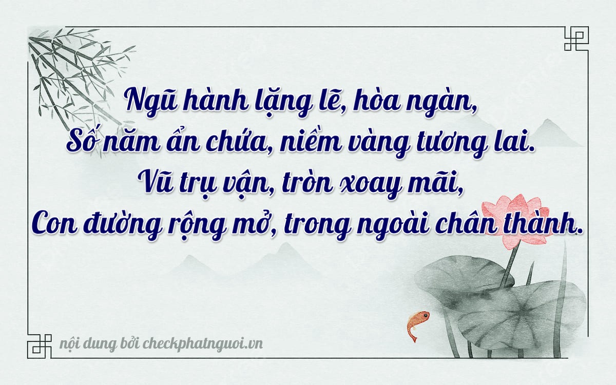 Bài thơ ý nghĩa cho <b>biển số 50H-50750</b> tại website checkphatnguoi.vn