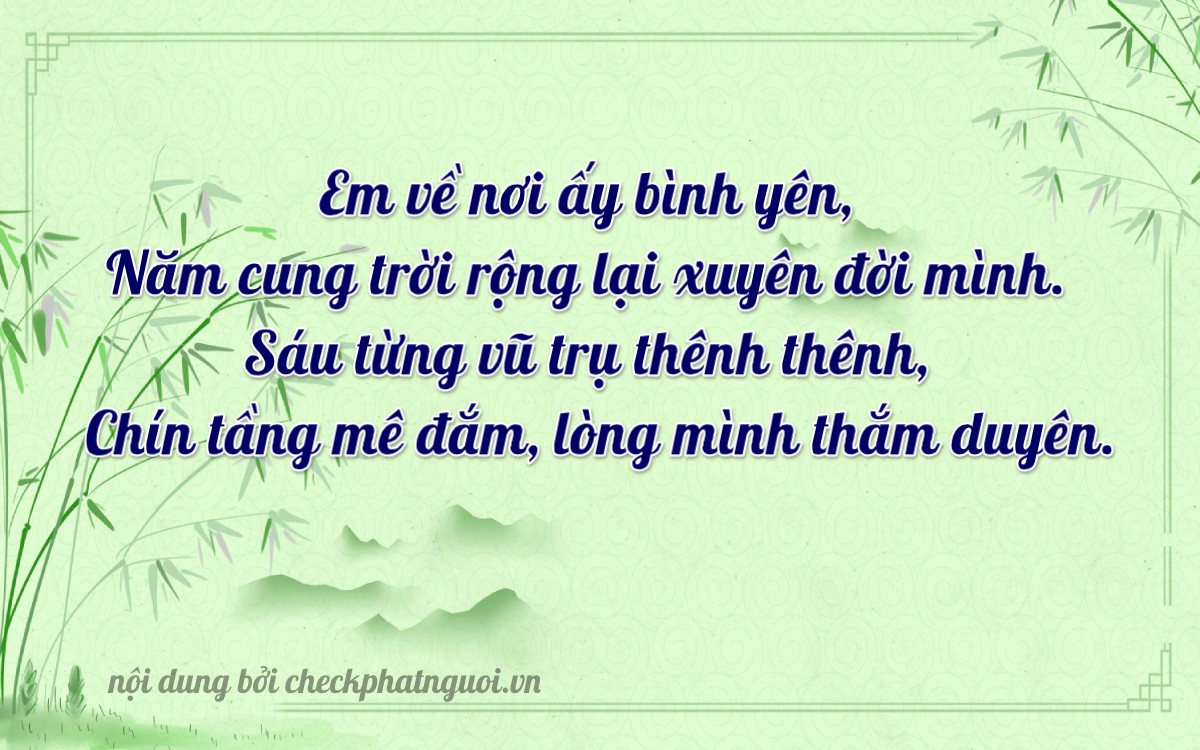 Bài thơ ý nghĩa cho <b>biển số 50H-52169</b> tại website checkphatnguoi.vn