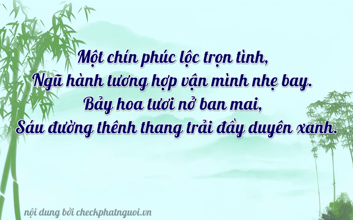 Bài thơ ý nghĩa cho <b>biển số 50H-59176</b> tại website checkphatnguoi.vn