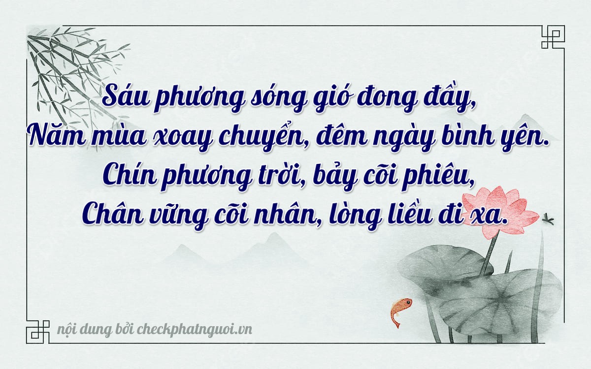 Bài thơ ý nghĩa cho <b>biển số 50H-65981</b> tại website checkphatnguoi.vn