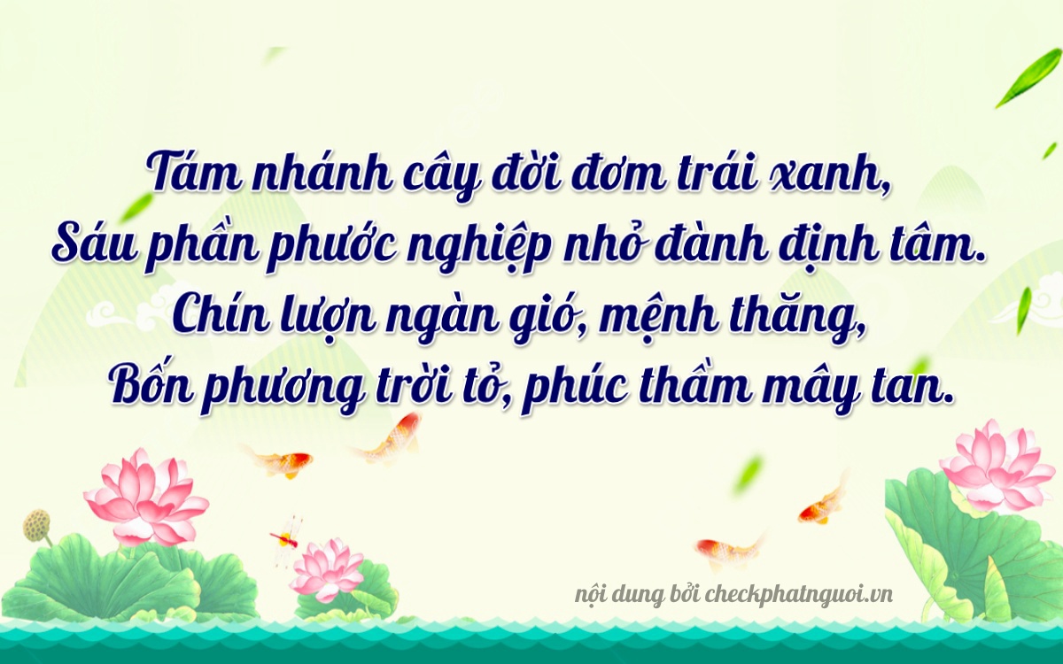 Bài thơ ý nghĩa cho <b>biển số 50H-68674</b> tại website checkphatnguoi.vn