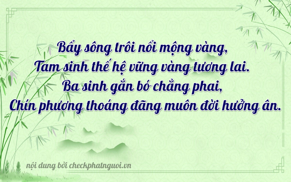 Bài thơ ý nghĩa cho <b>biển số 50H-73397</b> tại website checkphatnguoi.vn