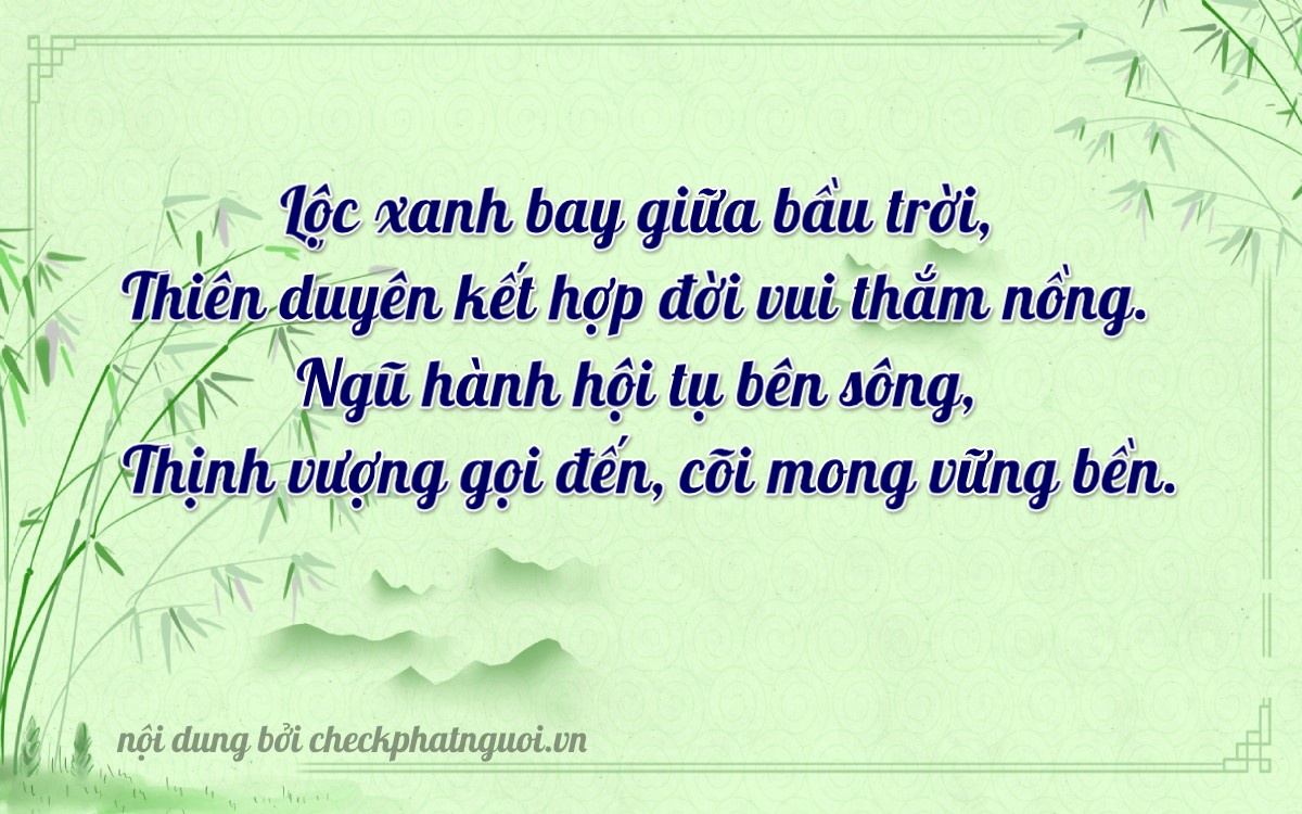 Bài thơ ý nghĩa cho <b>biển số 50H-87667</b> tại website checkphatnguoi.vn