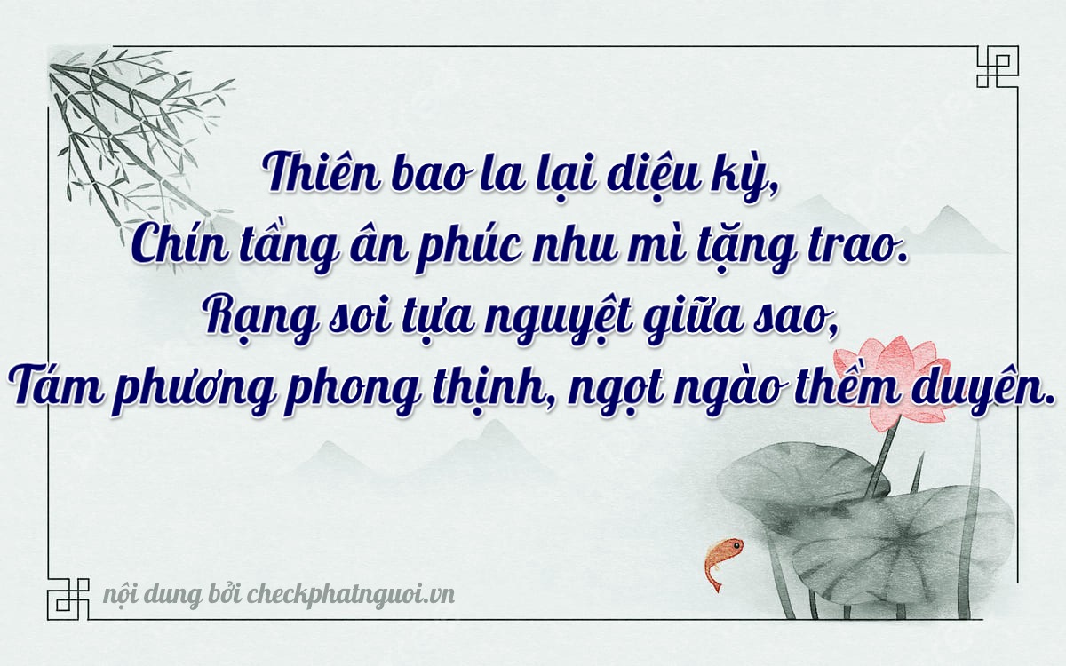 Bài thơ ý nghĩa cho <b>biển số 50LD-09846</b> tại website checkphatnguoi.vn