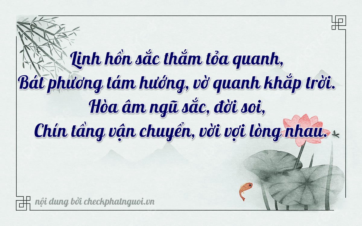 Bài thơ ý nghĩa cho <b>biển số 50LD-10239</b> tại website checkphatnguoi.vn