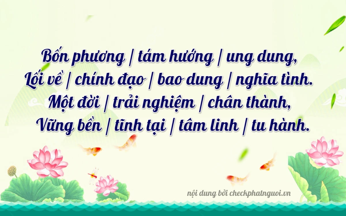 Bài thơ ý nghĩa cho <b>biển số 50N1-40198</b> tại website checkphatnguoi.vn