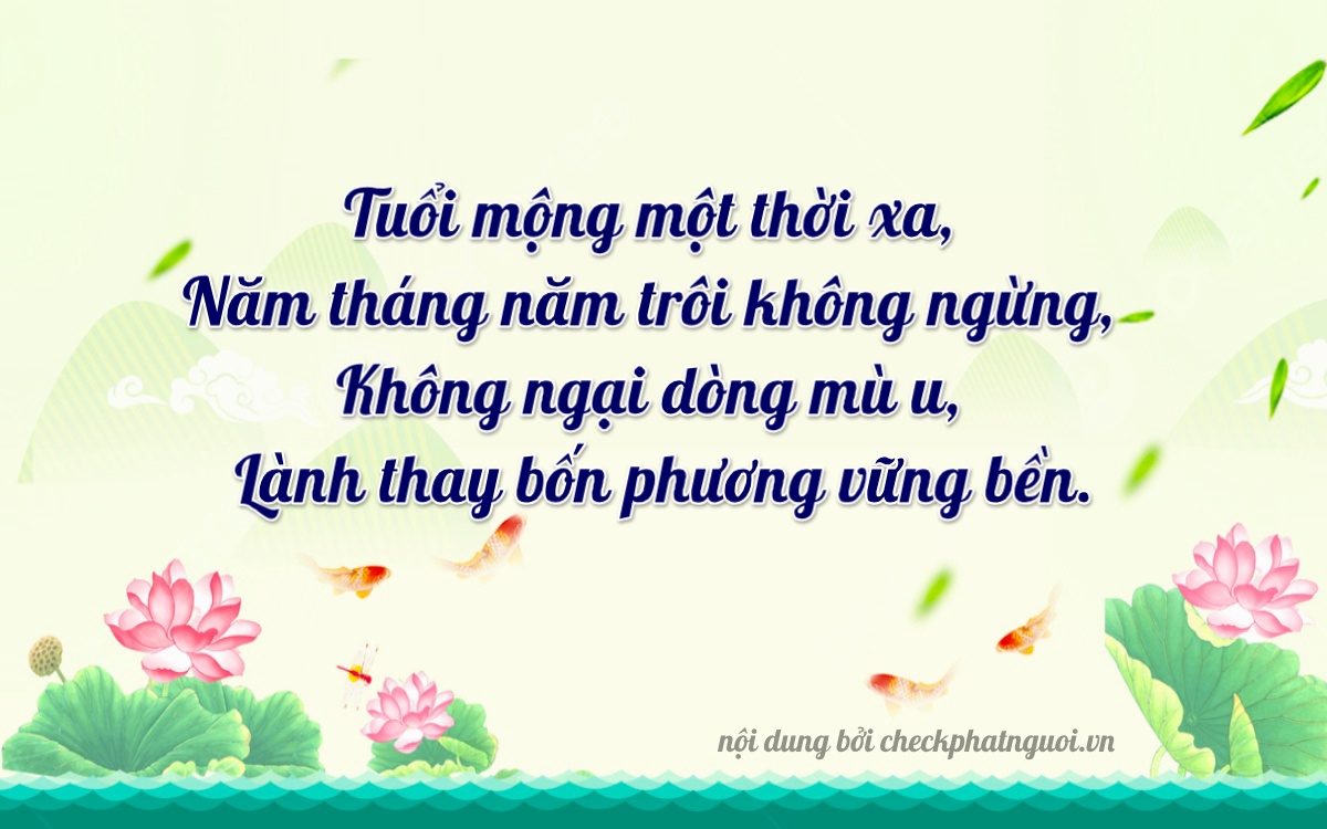 Bài thơ ý nghĩa cho <b>biển số 50Y1-14560</b> tại website checkphatnguoi.vn