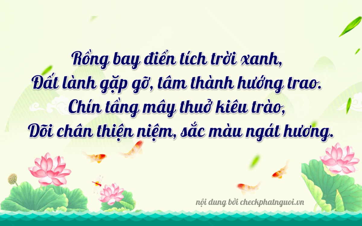 Bài thơ ý nghĩa cho <b>biển số 50Y1-90687</b> tại website checkphatnguoi.vn