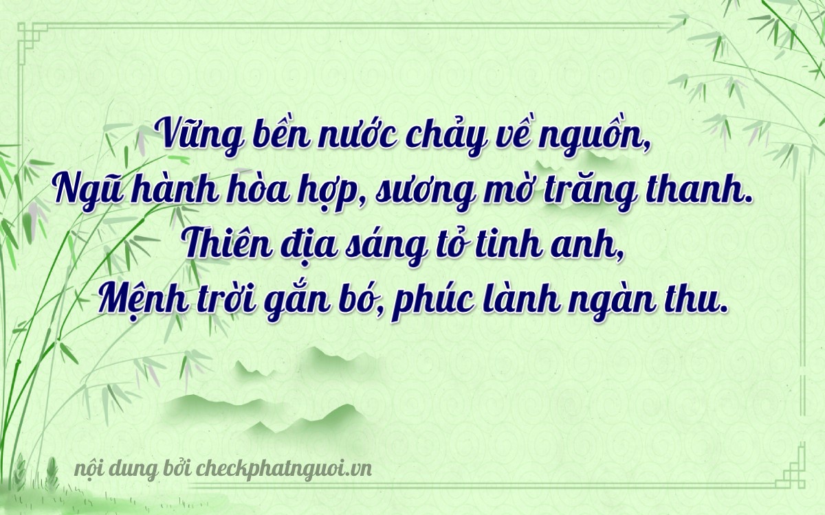 Bài thơ ý nghĩa cho <b>biển số 51A-1520</b> tại website checkphatnguoi.vn