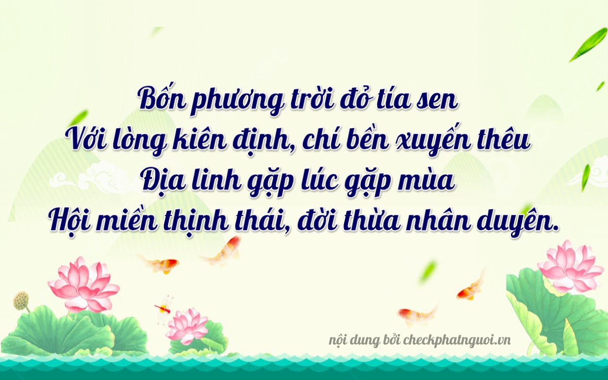 Bài thơ ý nghĩa cho <b>biển số 51A-24093</b> tại website checkphatnguoi.vn
