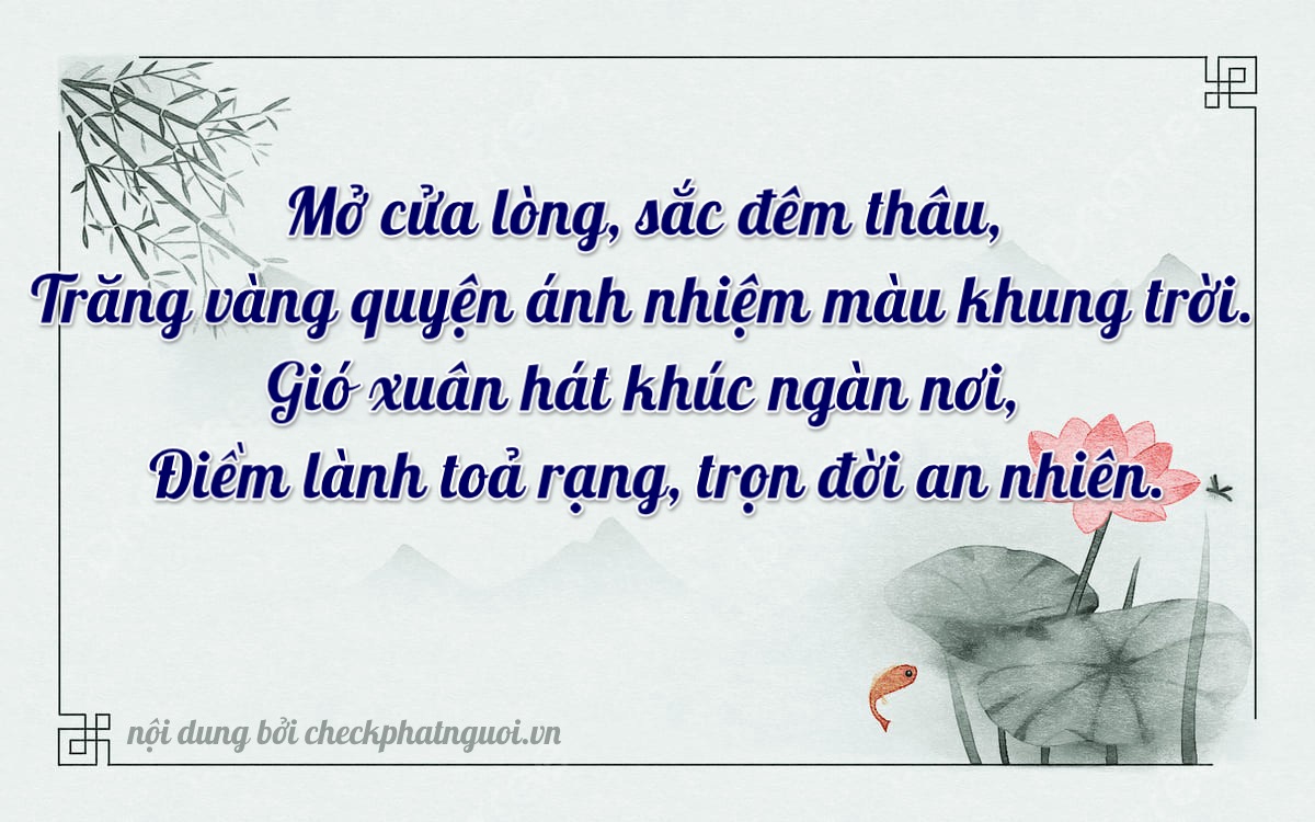 Bài thơ ý nghĩa cho <b>biển số 51A-38964</b> tại website checkphatnguoi.vn