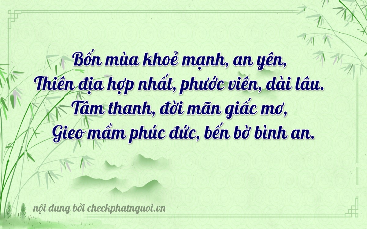 Bài thơ ý nghĩa cho <b>biển số 51B-28001</b> tại website checkphatnguoi.vn