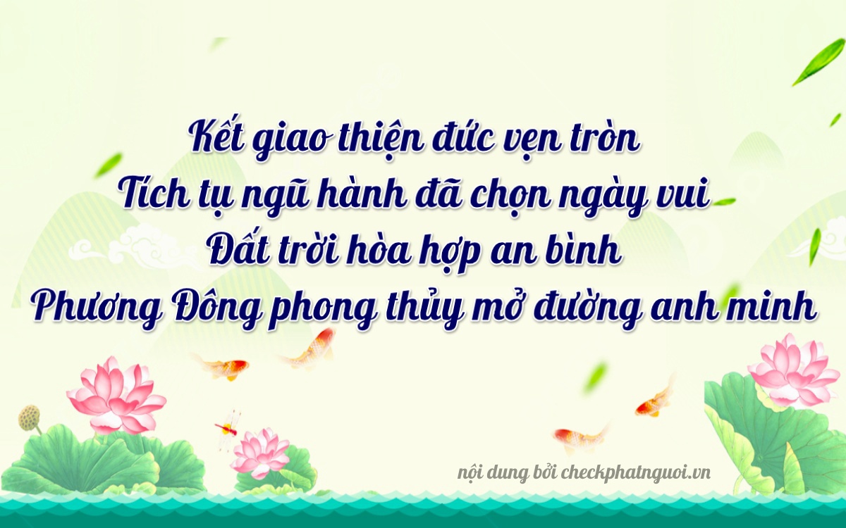 Bài thơ ý nghĩa cho <b>biển số 51C-44347</b> tại website checkphatnguoi.vn