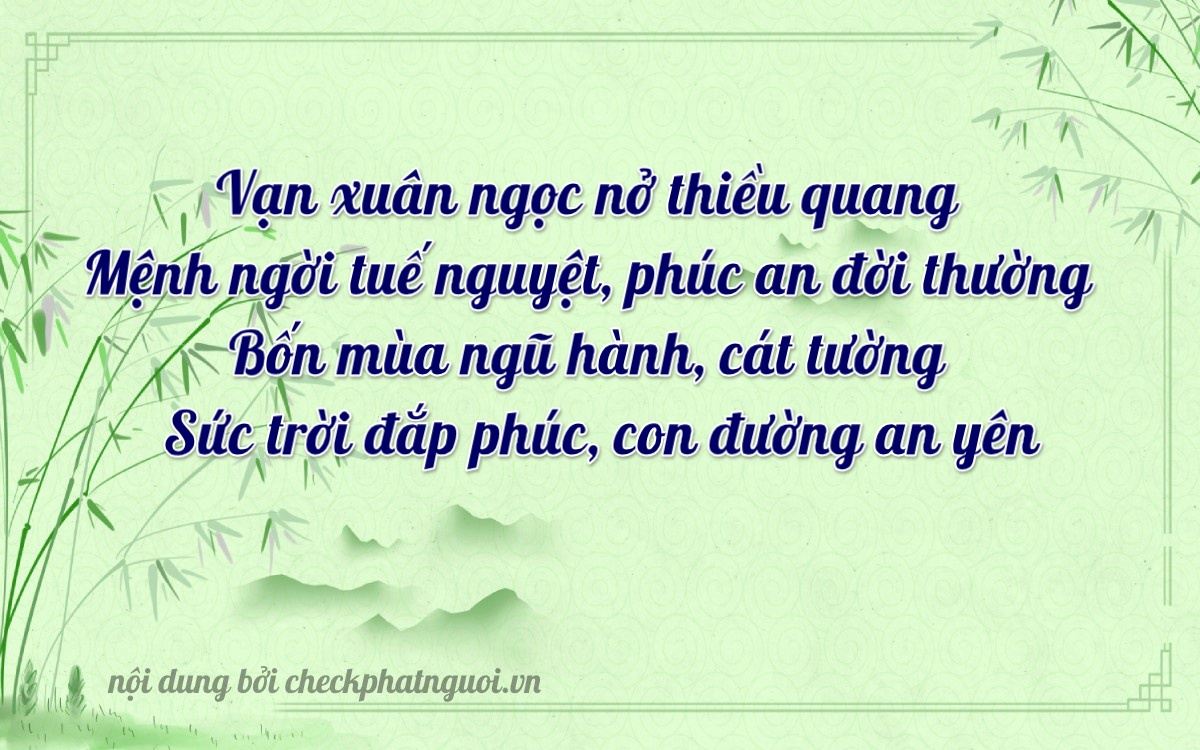 Bài thơ ý nghĩa cho <b>biển số 51C-71629</b> tại website checkphatnguoi.vn