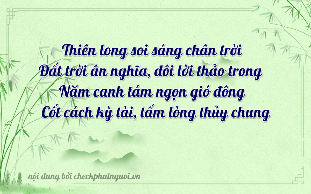 Bài thơ ý nghĩa cho <b>biển số 51C-86645</b> tại website checkphatnguoi.vn
