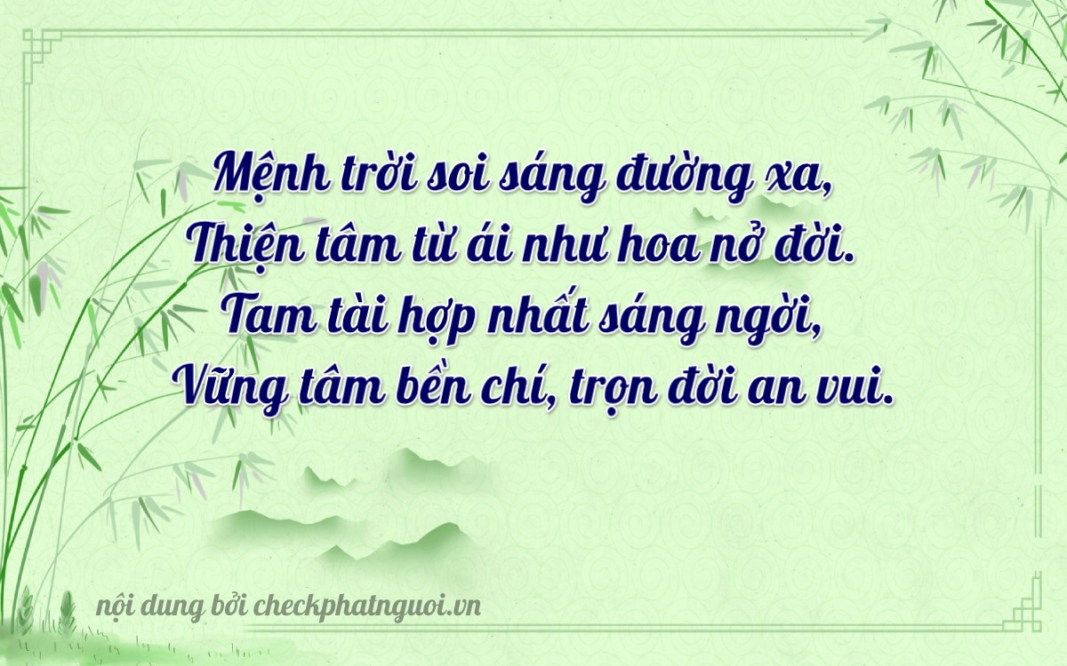 Bài thơ ý nghĩa cho <b>biển số 51C-91332</b> tại website checkphatnguoi.vn